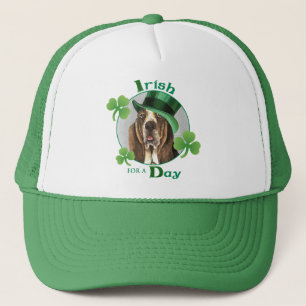 Gorra De Camionero Basset del Día de San Patricio