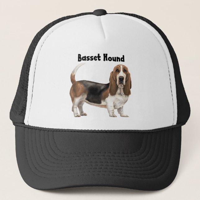 Gorra De Camionero Basset Hound (Anverso)
