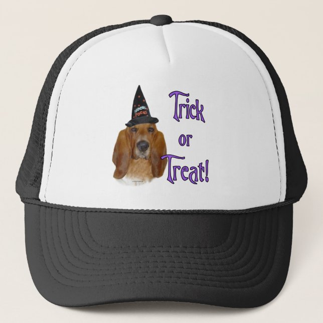Gorra De Camionero Basset Hound Trick (Anverso)
