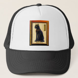 Gorra De Camionero BASTET ~ Gato Dios