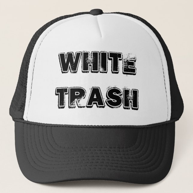 GORRA DE CAMIONERO BASURA BLANCA (Anverso)