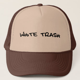 Gorra De Camionero Basura blanca