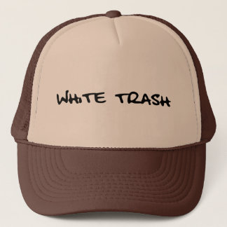 Gorra De Camionero Basura blanca