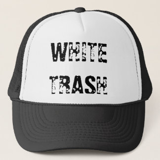 GORRA DE CAMIONERO BASURA BLANCA