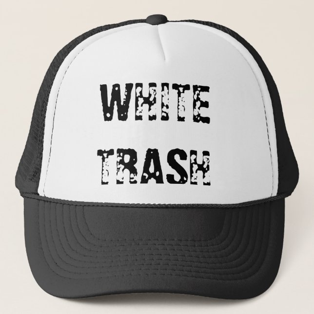 GORRA DE CAMIONERO BASURA BLANCA (Anverso)