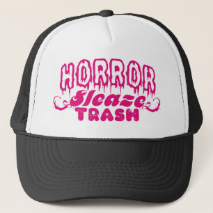 GORRA DE CAMIONERO ¡BASURA MERCH DE LA INMORALIDAD DEL HORROR!