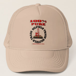 Gorra De Camionero Basura pura del campo petrolífero del 100%,