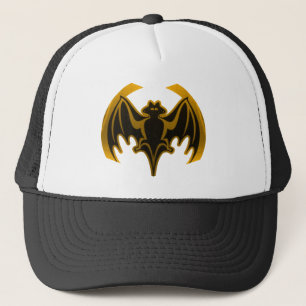 Gorra De Camionero Bat Gold Los Regalos Del MUSEO Zazzle