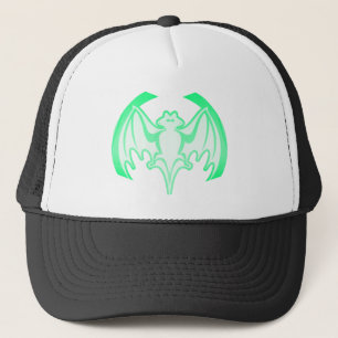 Gorra De Camionero Bat Green Inv El MUSEO Regalos Zazzle
