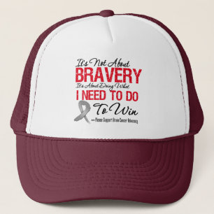 Gorra De Camionero Batalla del cáncer de cerebro