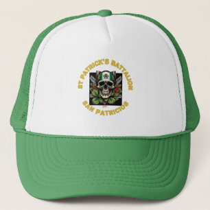 Gorra De Camionero Batallón de San Patricios Irlandés Mexicano