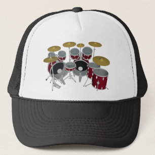 Gorra De Camionero Batería roja - gorra #1 del camionero