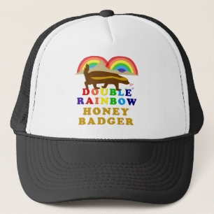 Gorra De Camionero batidora de miel de arco iris doble