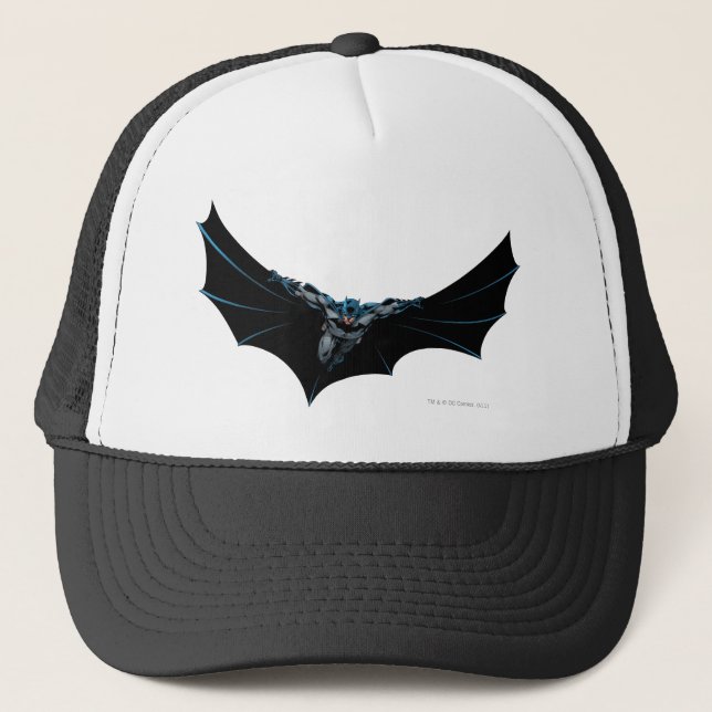 Gorra De Camionero Batman vuela con gran capa (Anverso)