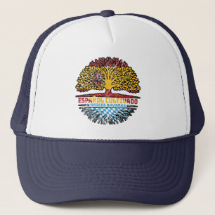 Gorra De Camionero Baviera Bávaro España Español Raíces Árbol Bandera