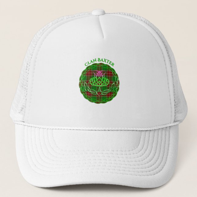 Gorra De Camionero Baxter Scottish Tartán Celtic Thistle (Anverso)