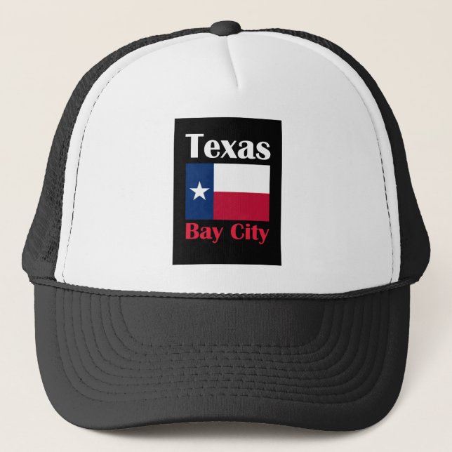 Gorra De Camionero Bay City TX (Anverso)