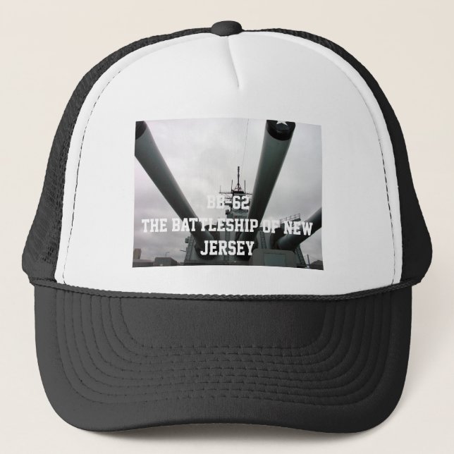 Gorra De Camionero BB-62 acorazado New Jersey (Anverso)