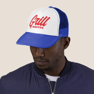 Gorra de camionero BBQ GrillMaster para chef cocin