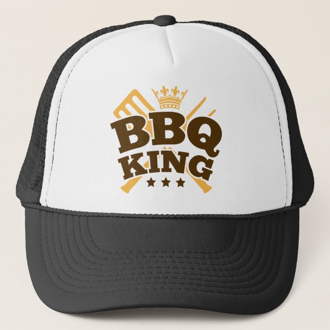 GORRA DE CAMIONERO BBQ KING (Anverso)