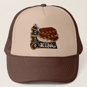 Gorra De Camionero ¡BBQ KING! Icono de costillas