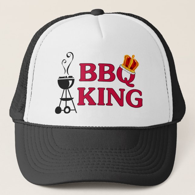 Gorra De Camionero BBQ King Trucker Hat (Anverso)