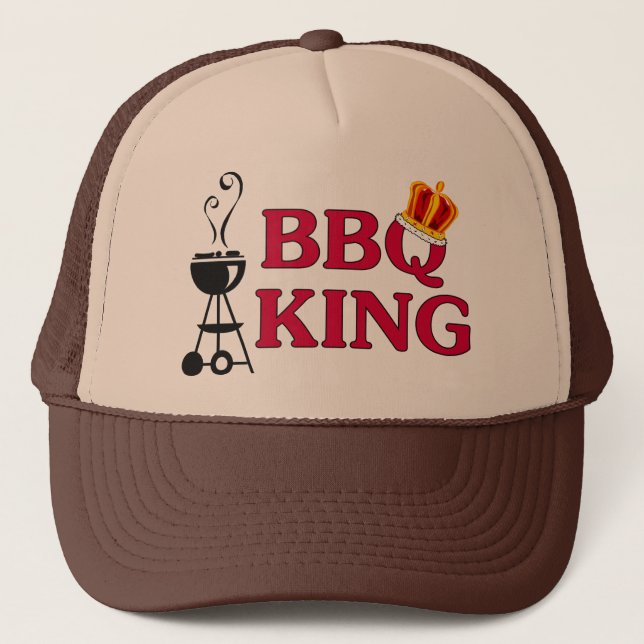 Gorra De Camionero BBQ King Trucker Hat (Anverso)