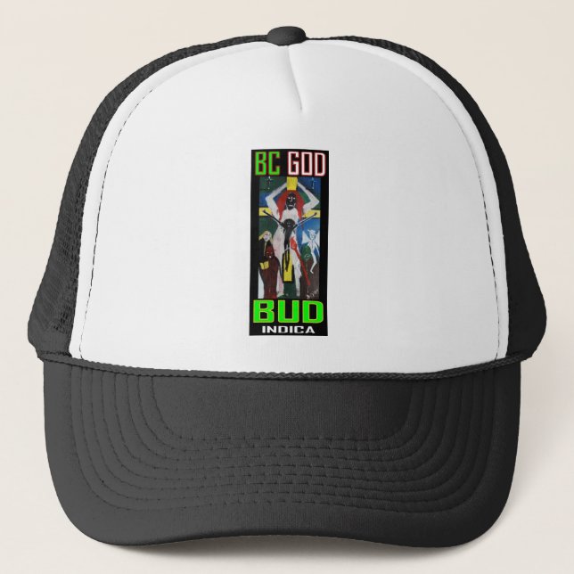 GORRA DE CAMIONERO BC BUD DE DIOS INDICA (Anverso)