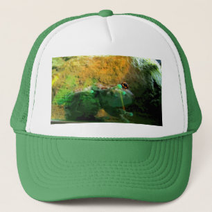 Gorra De Camionero BCO de rana de escalada