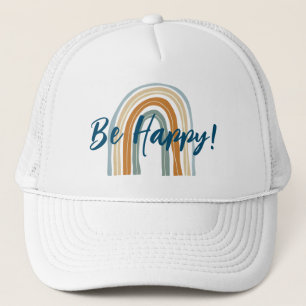 Gorra De Camionero Be Happy Boho Rainbow trucker