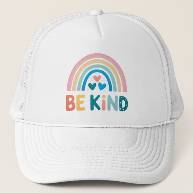 Gorra De Camionero Be Kind Rainbow (Anverso)