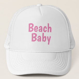 Gorra De Camionero BEACH BABY estilo Béisbol de Novedad femenina