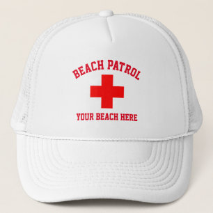 Gorra De Camionero Beach Parol Lifeguard Personaliza Trucker Hat