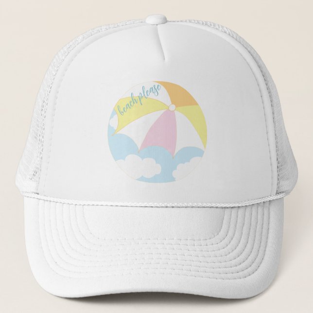 Gorra De Camionero Beach Please (Anverso)