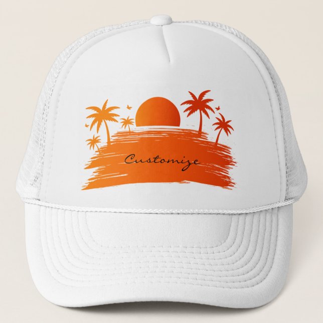 Gorra De Camionero Beach Sunrise Sunset Thunder_Cove (Anverso)