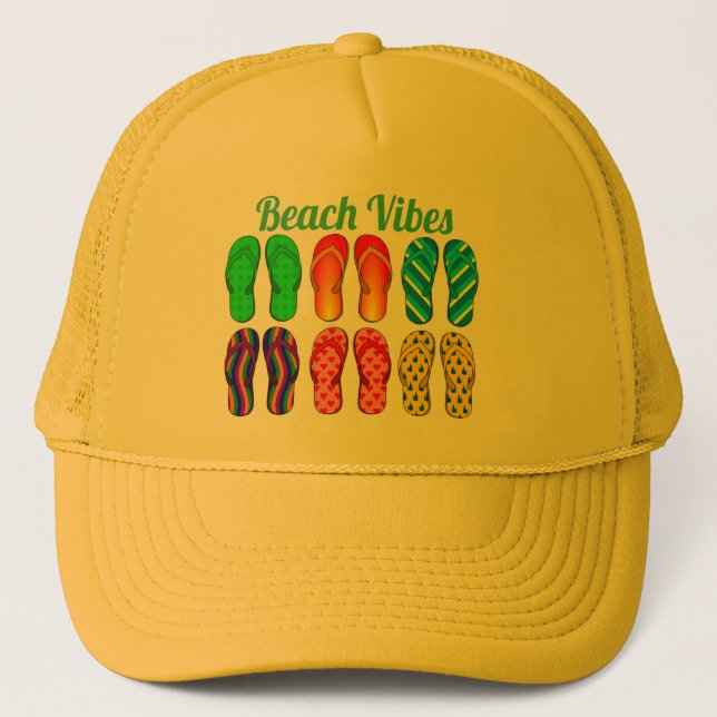 Gorra De Camionero Beach Vibes (Anverso)