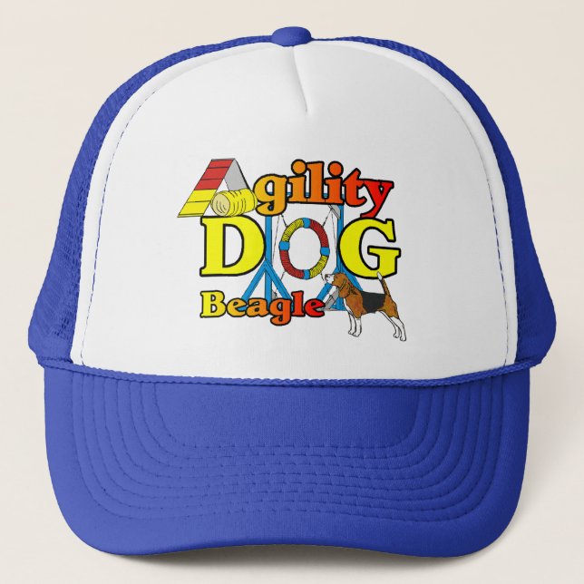 Gorra De Camionero Beagle Agility Gifts (Anverso)
