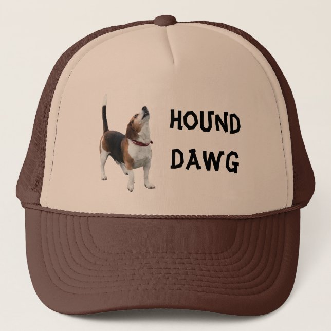 Gorra De Camionero Beagle de Dawg del perro divertido (Anverso)