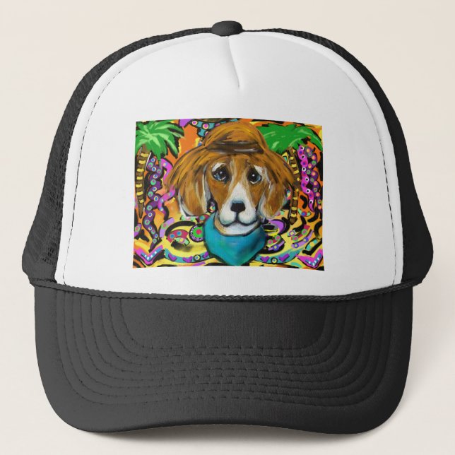 Gorra De Camionero Beagle Dog (Anverso)