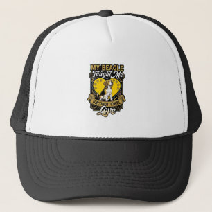 Gorra De Camionero Beagle Me Enseñó Amor Incondicional Perro Corazón