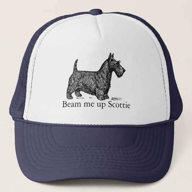 Gorra De Camionero Beam Me up Scottie Trucker Hat (Anverso)