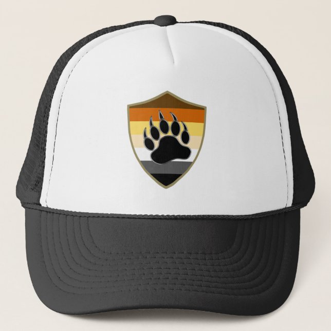 Gorra De Camionero Bear Pride Shiled Bear Paw-Gorra (Anverso)