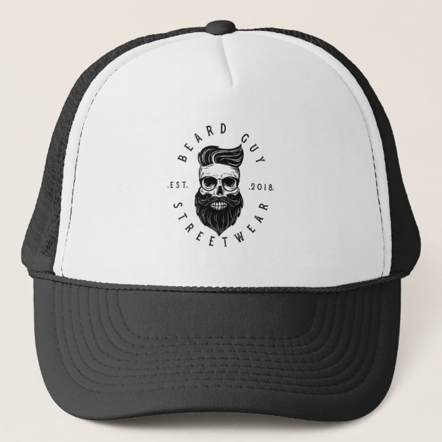 Gorra De Camionero Beard Guy Trucker Hat (Anverso)