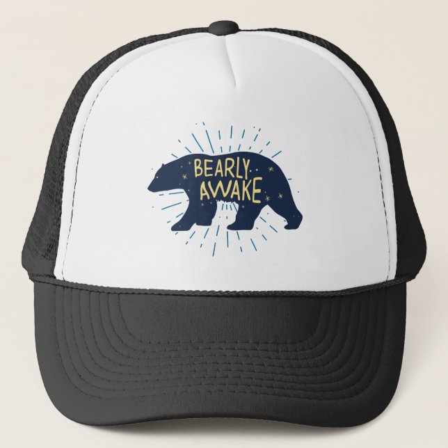 Gorra De Camionero Bearly Awake (Anverso)