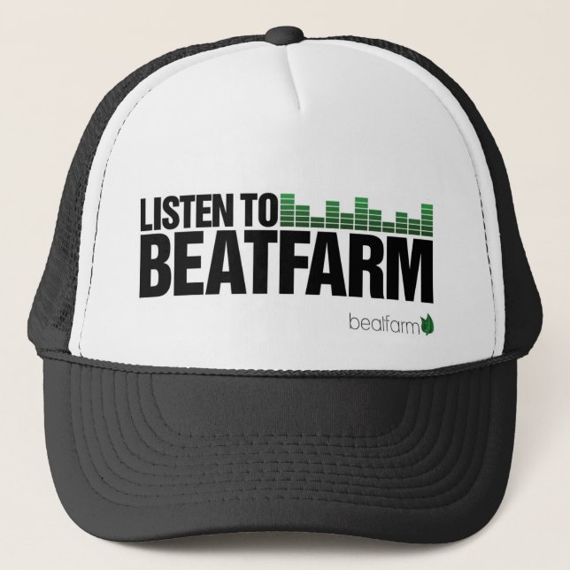 Gorra De Camionero Beatfarm escucha (Anverso)