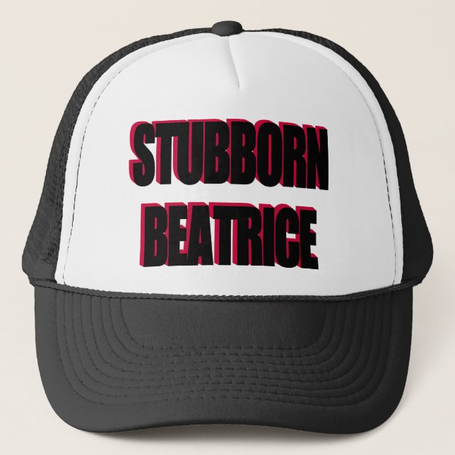 GORRA DE CAMIONERO BEATRICE STUBORN (Anverso)