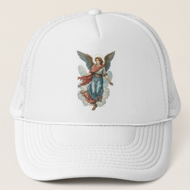 Gorra De Camionero Beautiful Angel Christian Trucker Hat (Anverso)