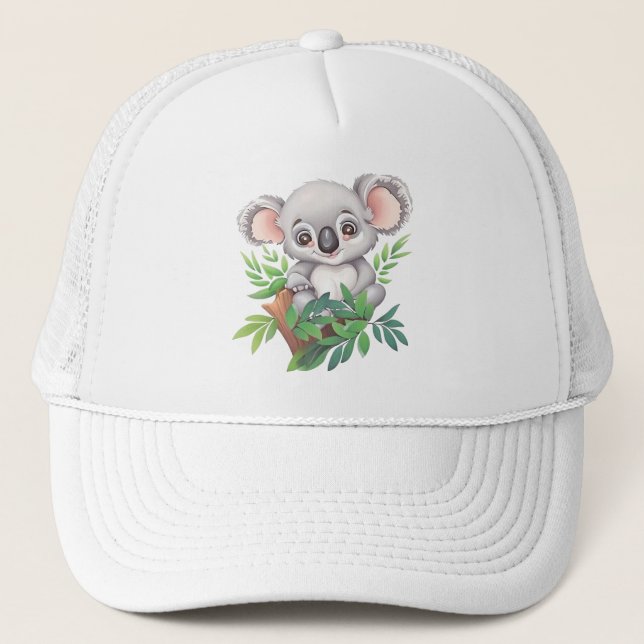 Gorra De Camionero Bebé Adorable Koala Bear (Anverso)