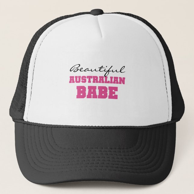 Gorra De Camionero Bebé australiano hermoso (Anverso)