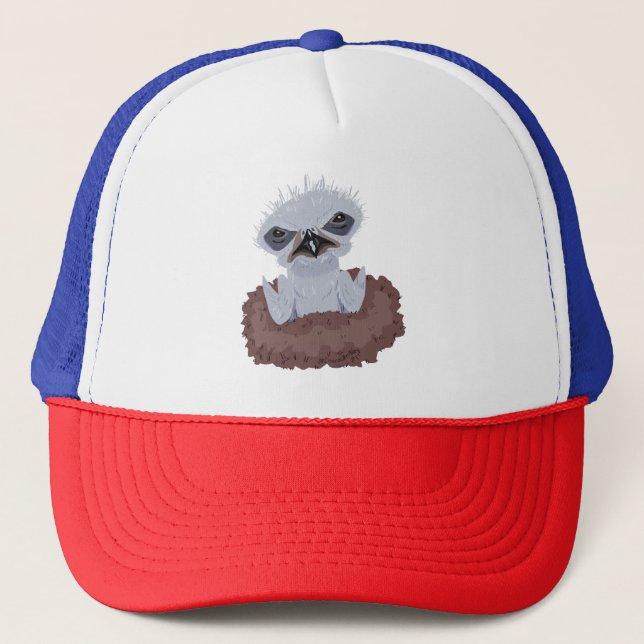 Gorra De Camionero Bebé de águila calva (Anverso)